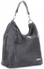 Bőr táska shopper bag Vittoria Gotti szürke V8420